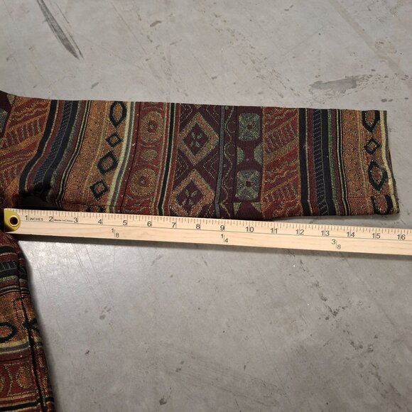 Vintage White Stag Ladies M Sweet Tea Southwestern Print Jacket - Picture 6 of 9